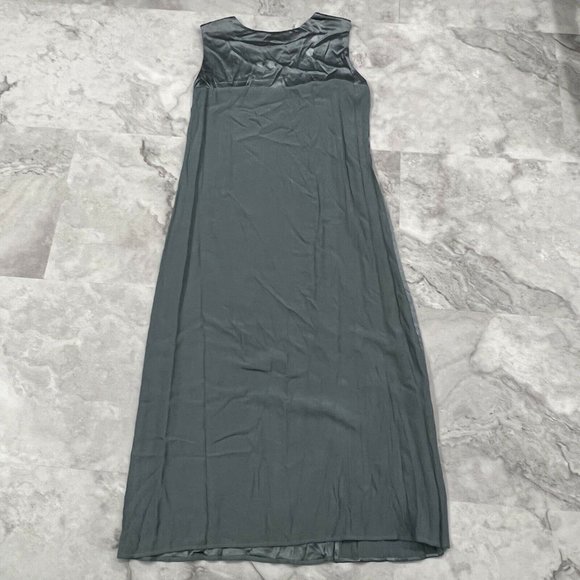 Kd Spring Womens Lagenlook Dress With Cardigan Art to Wear Green Size Large L - Picture 4 of 11